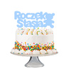 Personalizowany topper na ROCZEK Z MISIEM WZ.I + IMIE DZIECKA