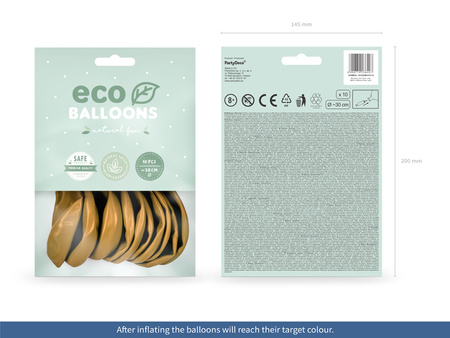 Balony Eco 26cm pastelowe, koralowy (1 op. / 10 szt.)