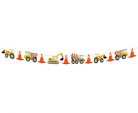 #DEGI Girlanda papierowa Plac Budowy, dł. 360 cm