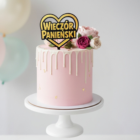 Topper na tort 15x12 cm WIECZÓR PANIEŃSKI