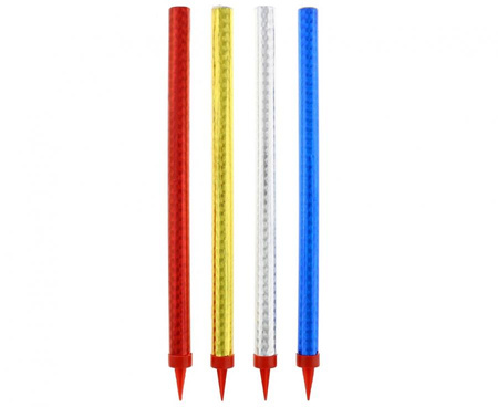 #ZOF Fontanny party holograficzne - 26 cm / 4 szt.