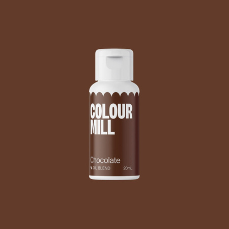 Barwnik olejowy do mas tłustych CHOCOLATE 20 ml Colour Mill