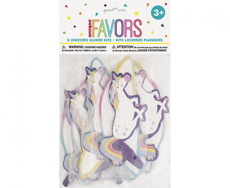 #PP Zestaw upominków Samoloty jednorożce,  8 szt.