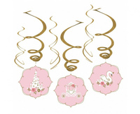 #DEI Dekoracja wisząca Princess for a Day / 6 szt.