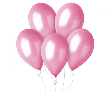 #BL Balony GM120 metal 13" - różowe 33 / 50 szt.