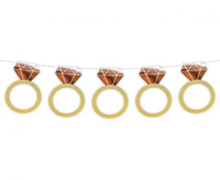 #DEGI Girlanda papierowa Pierścionek, 160 cm KK
