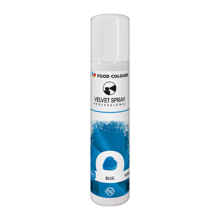 Zamsz w sprayu NIEBIESKI Velvet Spray Blue 100ml Food Colours 