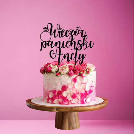 Topper na tort PERSONALIZOWANY WIECZÓR PANIEŃSKI WZ.I