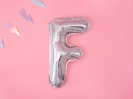 Balon foliowy Cyfra ''7'', 35cm, holograficzny