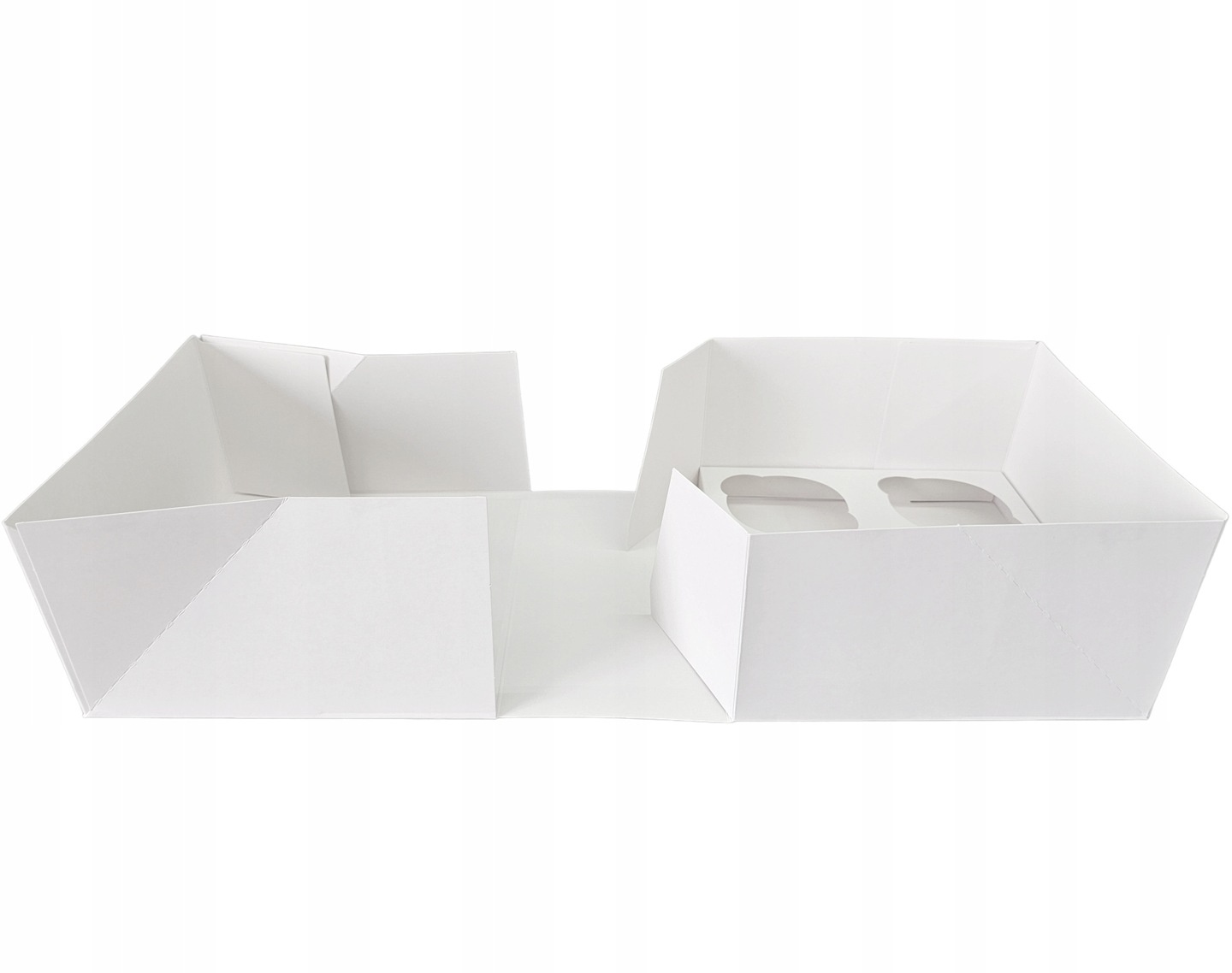 Pudełko na muffinki z okienkiem – zbliżenie na wieczko