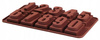 Forma silikonowa do czekolady i dekoracji CYFERKI 21x10 cm