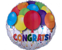 #BFK Balon foliowy 18" SHP -  Bold congrats balloons