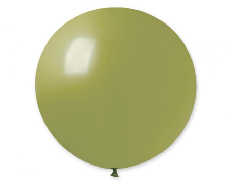 #BL Balon G30 pastel kula 0.80m - zielona oliwkowa 98