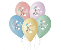#BL Balony Premium Hel Mam Już 1 Roczek (kangurek), 13"/ 5 szt.