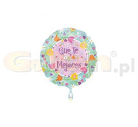#BFK Balon foliowy 18" CIR - "Que Te Mejores"