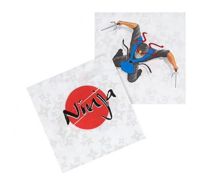 #ZSE Serwetki papierowe Ninja, 33 x 33 cm, 20 szt.