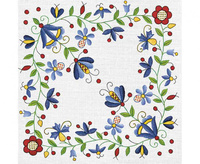 #ZSE Serwetki papierowe Wejherowski Embroidery Folk, 33 x 33 cm, 20 szt.