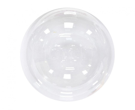 #BFK Balon Aqua - kryształowy, bez nadruku, 18" AA