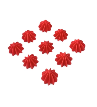 Mini bezy na tort CZERWONY 9 szt. Slado