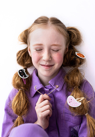 Świeczka urodzinowa Cyferka 1,  jasny niebieski, 9.5cm