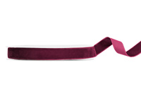 Tasiemka Welurowa, purpurowa, 15mm/10m