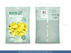 Balony Eco 30cm pastelowe, niebieski (1 op. / 100 szt.)