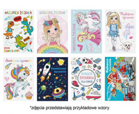 #ZK Laurka z brokatem B6B 117x167 Ogólne Serdeczne Życzenia zest. 714 Dziecięce - Chłopiec, Dziewczynka