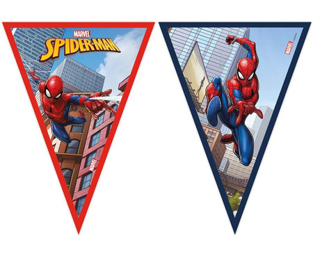 #DEBA Banner Spiderman Crime Fighter, flagi (papier FSC)