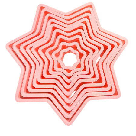 Zestaw 10 elem. foremek do tworzenia dekoracji Choinka 3D KicCake