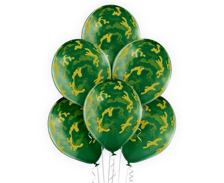 #BL Balony D11 Camouflage, 6 szt.