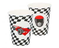 #ZKU Kubeczki papierowe Racing, 250 ml, 8 szt.