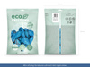 Balony Eco 30cm metalizowane, pomarańczowy (1 op. / 100 szt.)