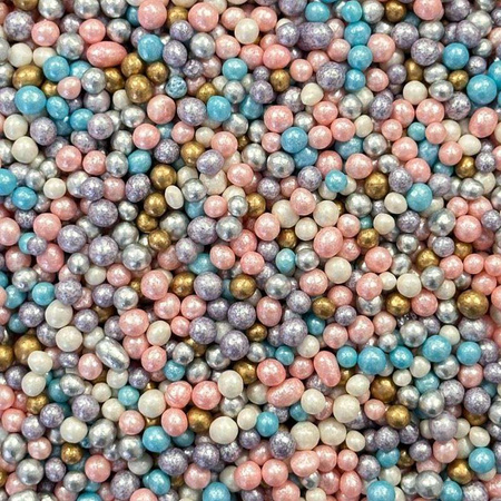 Posypka ryżowa w polewie cukrowej PASTELOWY MIX 5 mm 50g 