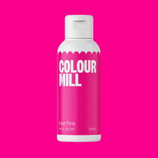 Barwnik olejowy do mas tłustych HOT PINK 20 ml Colour Mill – opakowanie