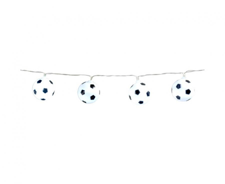 #DEGI Girlanda LED Piłki nożne, 140 cm