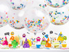 Balony 30cm, Happy Birthday, Pastel mix (1 op. / 6 szt.)