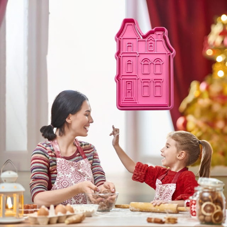 Foremka do tworzenia dekoracji DOMEK ŚWIATECZNY WZ.II