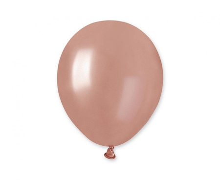 #BL Balony AM50 metal 5" - różowo-złote 71/ 100 szt.