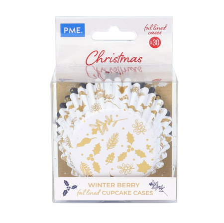 Świąteczne papilotki do muffinek Winter Berry 30 szt. PME