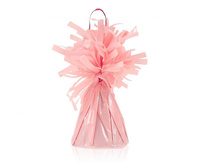 #BAC Ciężarek foliowy do balonów z helem, pastelowy różowy, 145 g/ 1 szt.