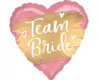 #BFK Balon foliowy 18 cali Gold Team Bride, zapakowany