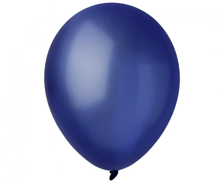 #BL Balony Decomex 9", metallic Midnight Blue, 100 szt.