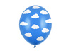 Balony 30cm, Gwiazdki, Pastel Pure White (1 op. / 50 szt.)