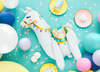 Balony Eco 26cm metalizowane, zielony (1 op. / 10 szt.)