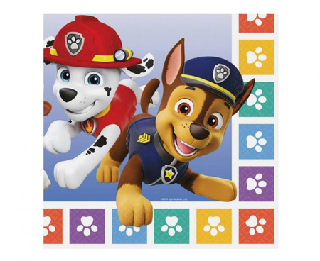 #ZSE Serwetki papierowe Paw Patrol, 33 x 33 cm, 16 szt.