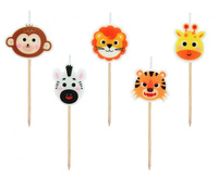 #SU Świeczki pikery Safari, 5 szt. KK