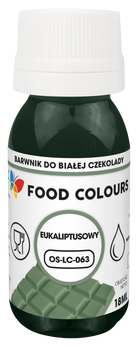 Barwnik do czekolady i mas tłustych Eukaliptusowy 18 ml Food Colours