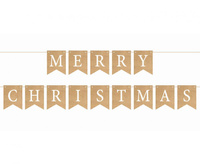 #DEGI Girlanda papierowa Merry Christmas, 10x13 cm, 250 cm KK