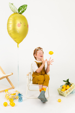 Balon foliowy Kupidyn, 82x99 cm, mix