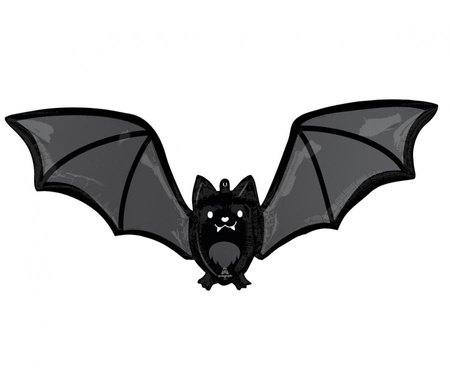 #BFK Balon foliowy SuperShape  Glow Batty Bat, 106cm w x 48cm
